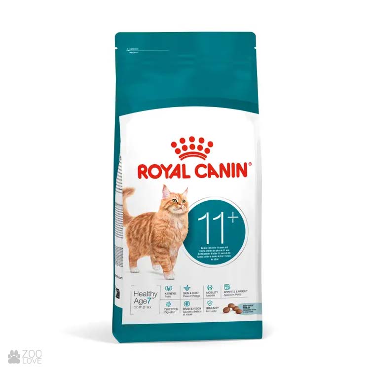 Купить Royal Canin Ageing 11+ — сухой корм для кошек старше 11 лет